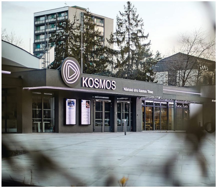 Zrekonstruovaná budova kina Kosmos v Třinci