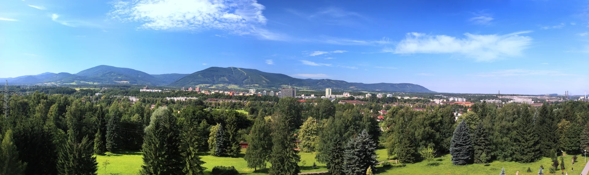 Panorama Třince pod Javorovým